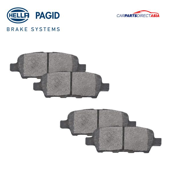 D1244 BRAKE PAD, REAR HELLA INFINITI FX / NISSAN CEFIRO, CUBE, ELGRAND, JUKE, MURANO, QASHQAI, TEANA, X-TRAIL / RENAULT KOLEOS * (C11, J10, J31, J32, T30, U31, Z12)