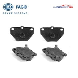 BRAKE PAD D2204, REAR HELLA TOYOTA ALTIS, COROLLA, CELICA, PRIUS, VIOS * (CE120, NCP42, NHW20, NZE121, ZZE121, ZZE122, ZZE123, ZZT231)